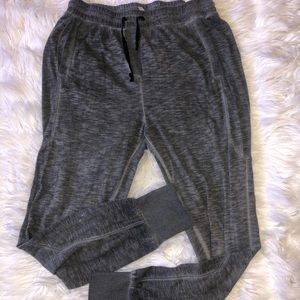 comfy gray sweatpant joggers